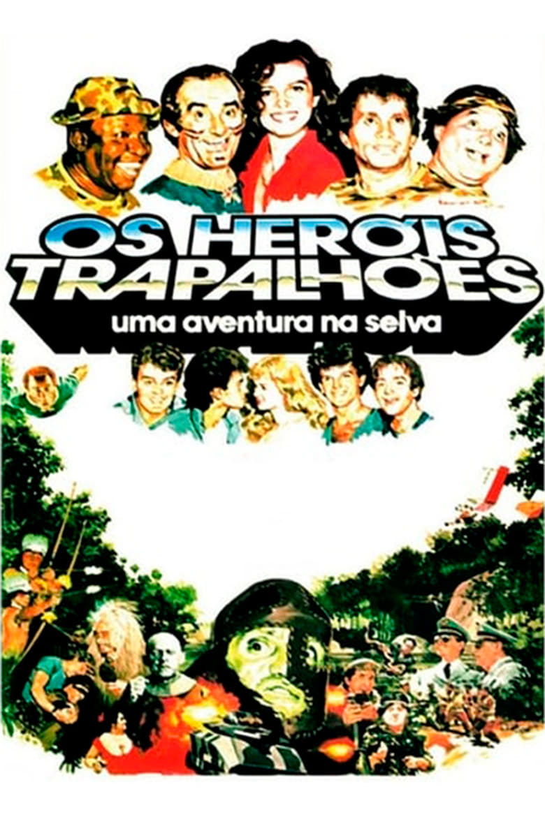 Poster of Os Heróis Trapalhões: Uma Aventura na Selva