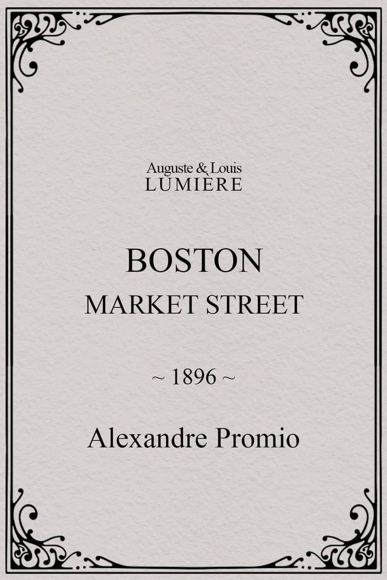 Poster of Boston, Market street