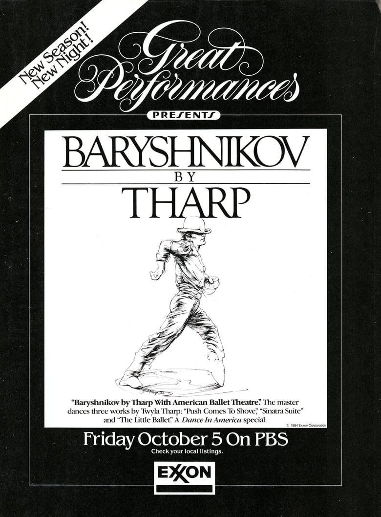 Poster of Baryshnikov by Tharp with American Ballet Theatre