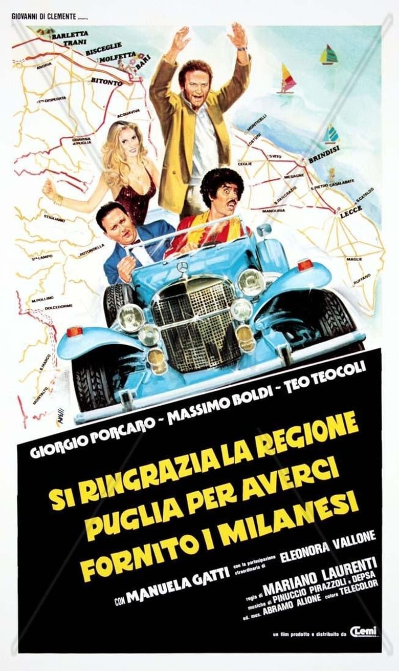 Poster of Si ringrazia la regione Puglia per averci fornito i milanesi