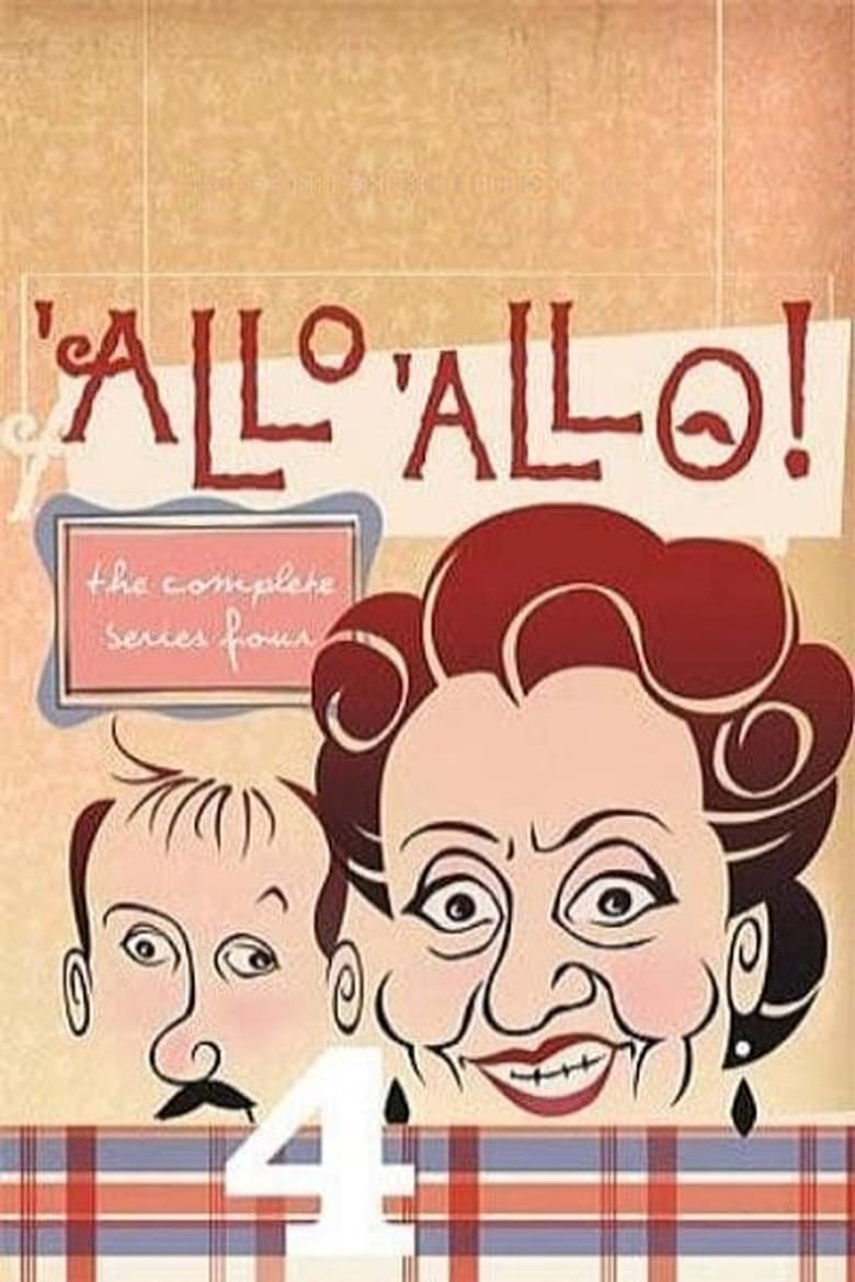 Poster of Cast and Crew in 'Allo 'Allo! - Season 4 - Episode 5 - The Sausage in the Trousers