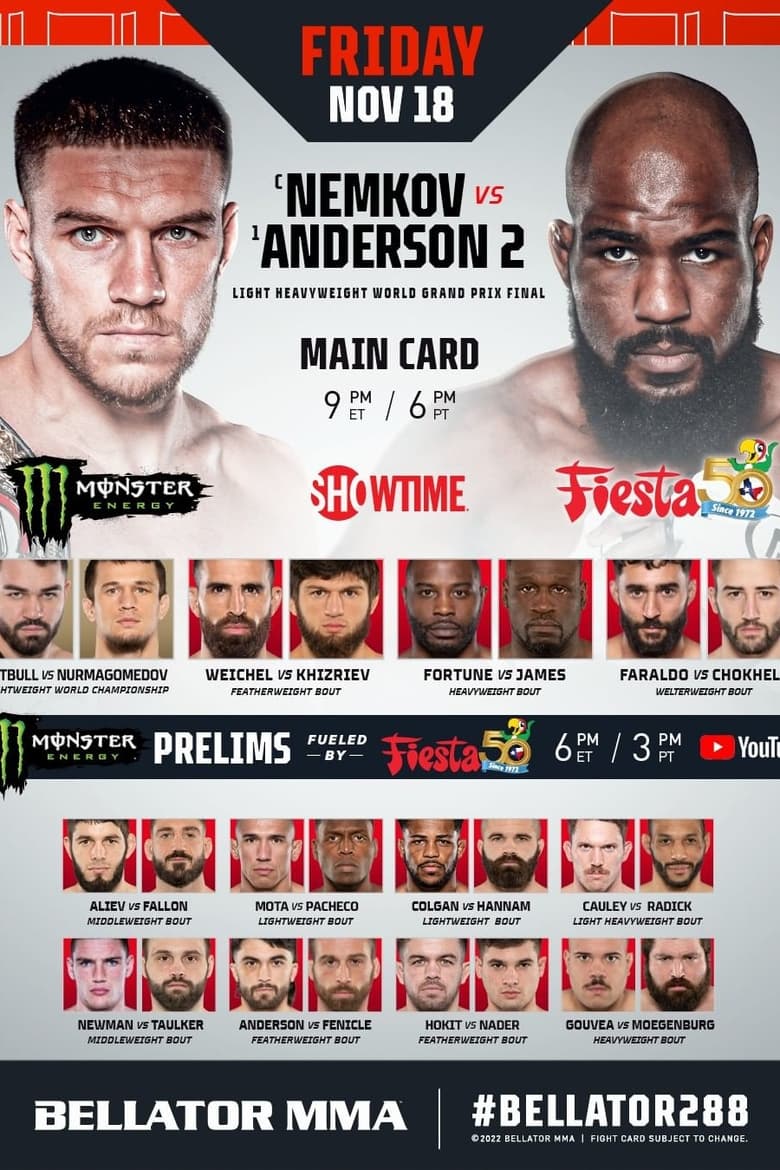 Poster of Bellator 288: Nemkov vs. Anderson 2