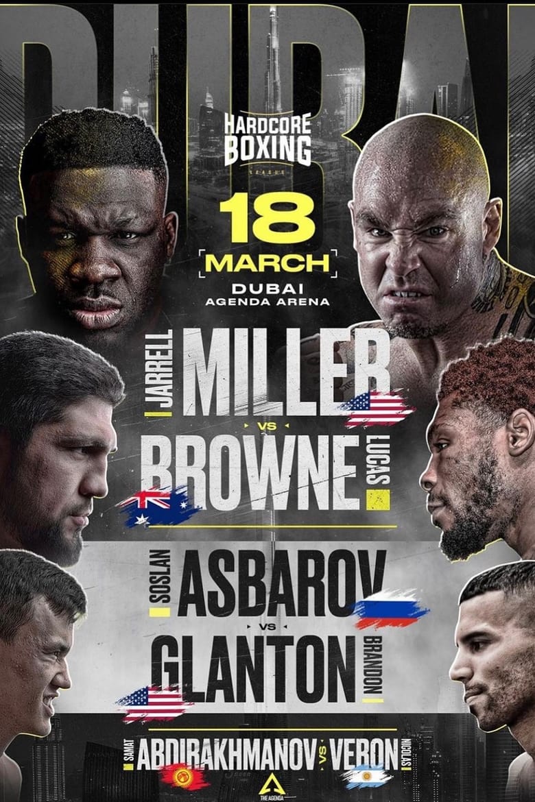 Poster of Jarrell Miller vs. Lucas Browne