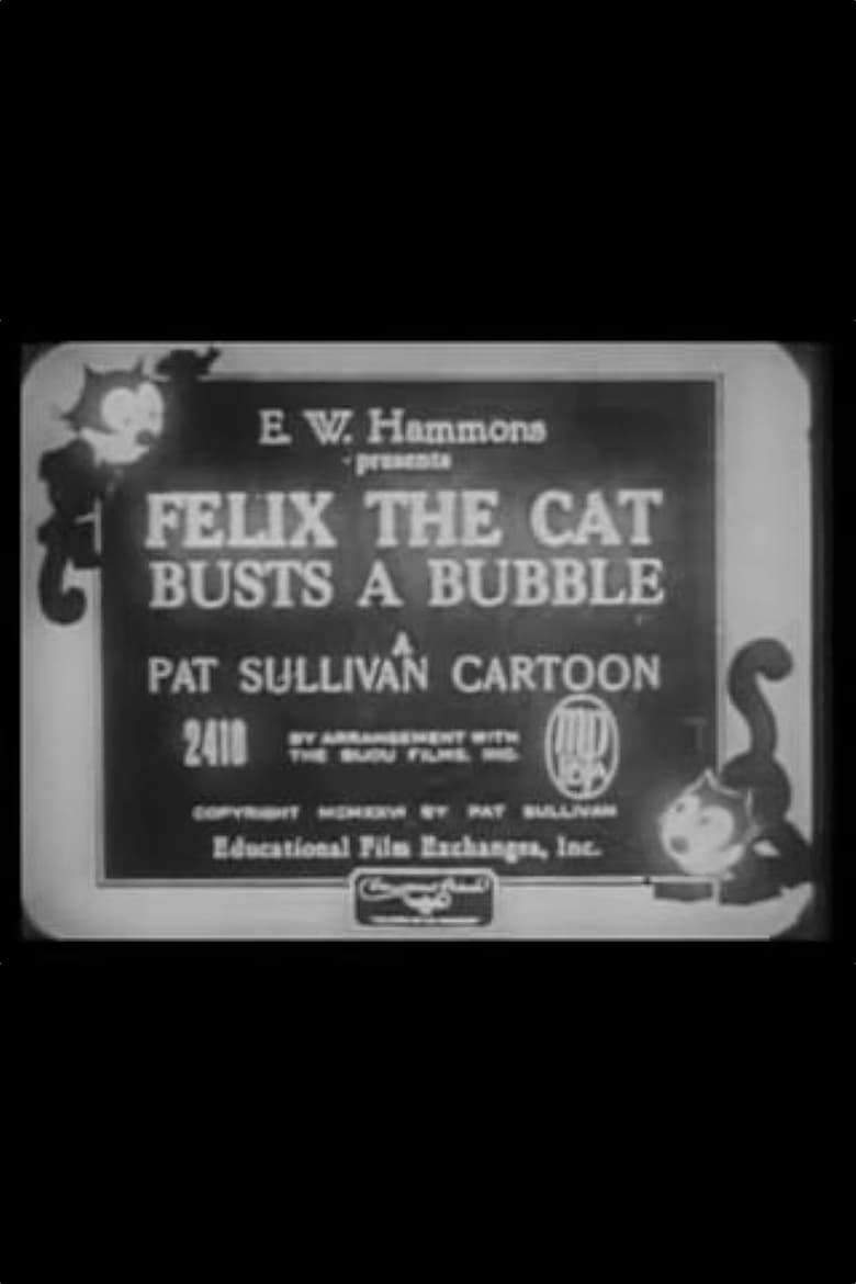 Poster of Felix the Cat Busts a Bubble