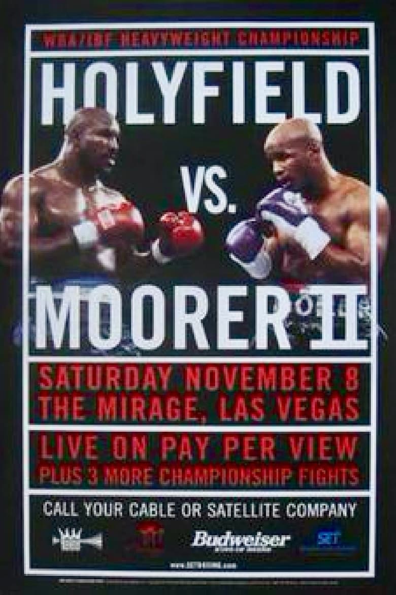 Poster of Evander Holyfield vs. Michael Moorer II