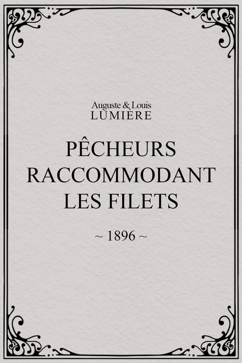 Poster of Pêcheurs raccommodant les filets