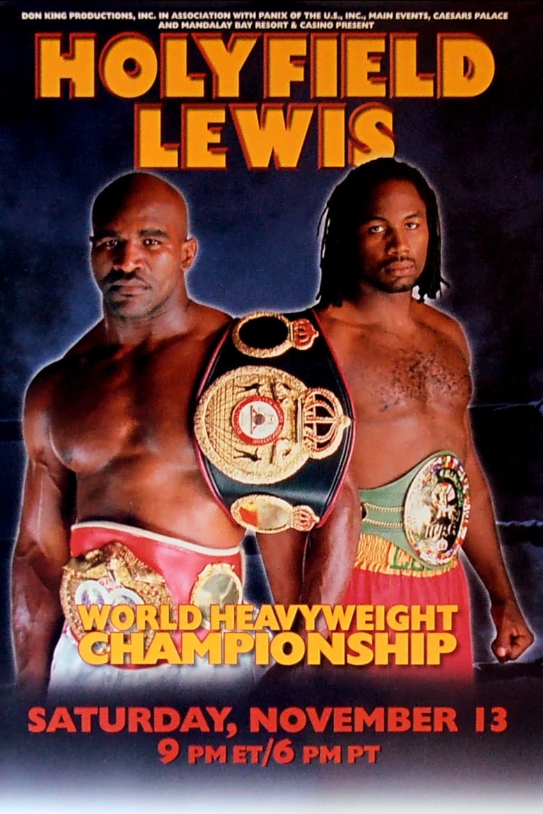 Poster of Evander Holyfield vs. Lennox Lewis II