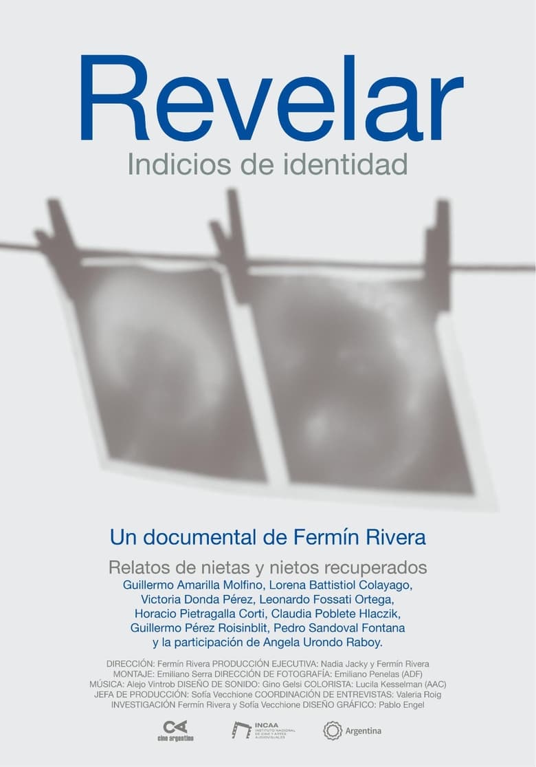 Poster of Revelar: Indicios de identidad