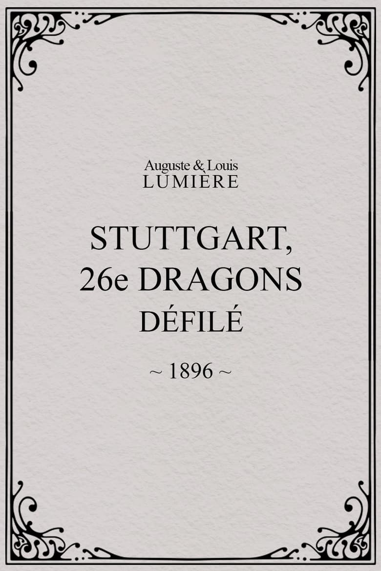 Poster of Stuttgart : 26ème dragons. Défilé