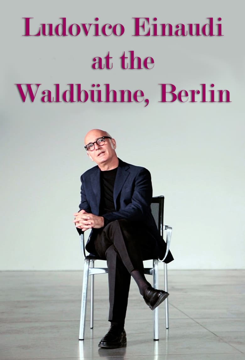 Poster of Ludovico Einaudi at the Waldbühne, Berlin