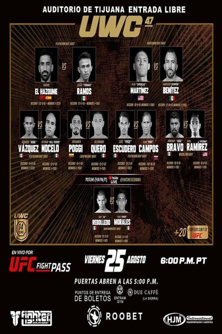 Poster of UWC 47: El Hazoume vs. Ramos