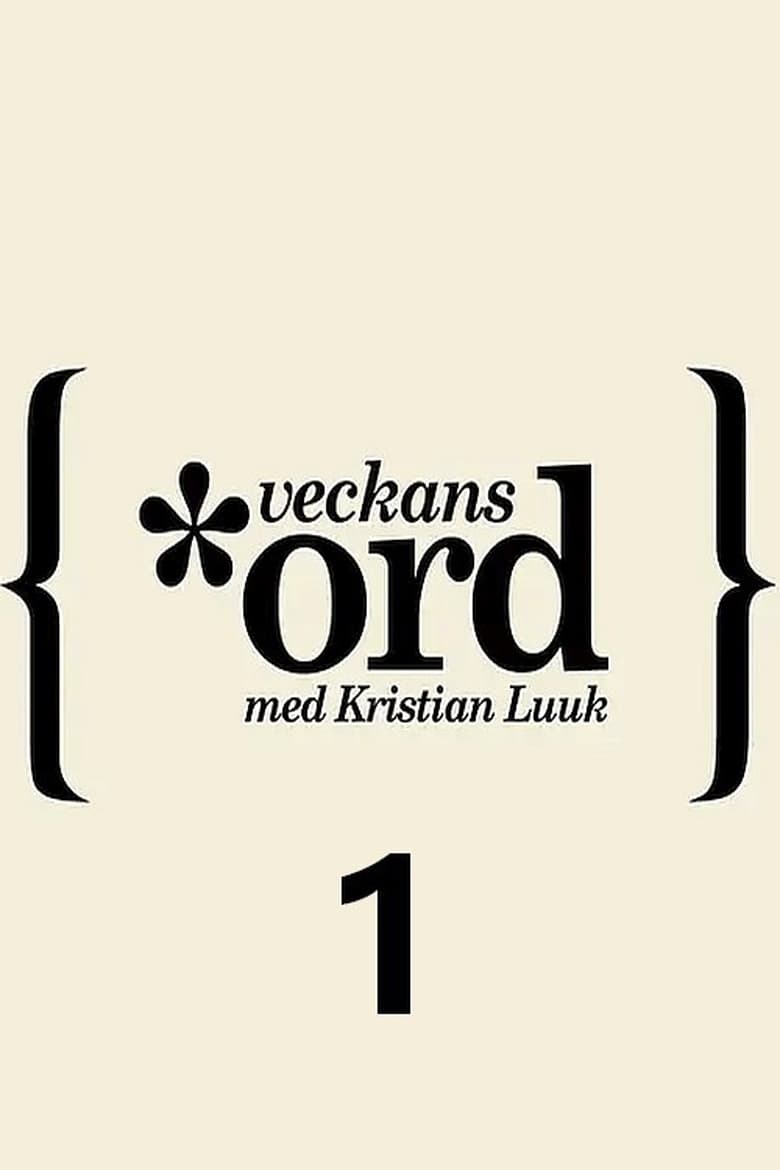 Poster of Veckans Ord - Season 1 - Episode 6 - Episode 6