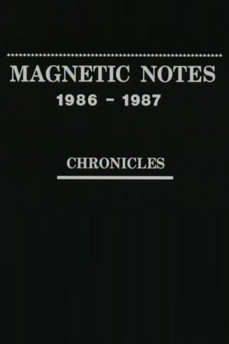 Poster of Magnetic Notes, 1986-1987