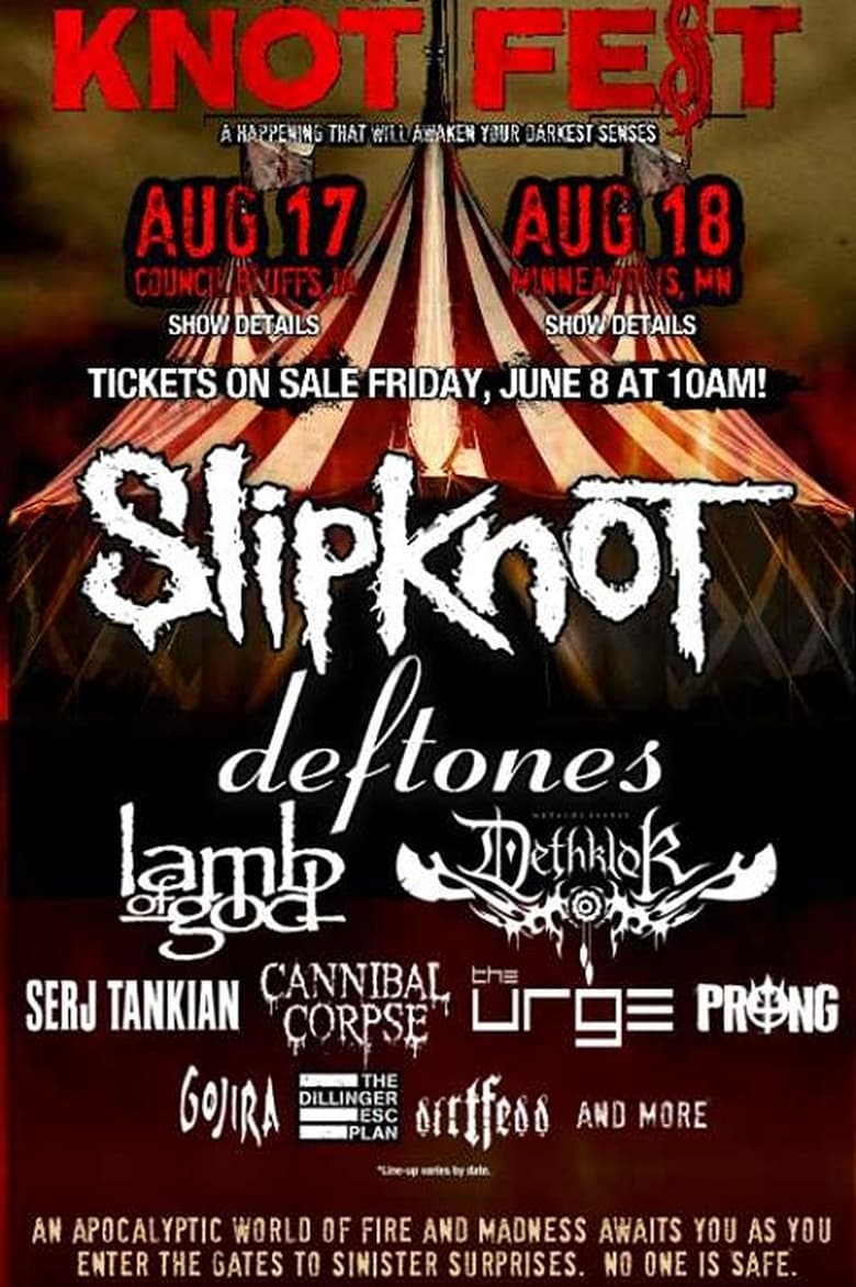 Poster of Slipknot - Live at Knotfest Minneapolis 2012