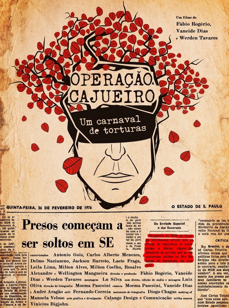 Poster of Operação Cajueiro: um carnaval de torturas