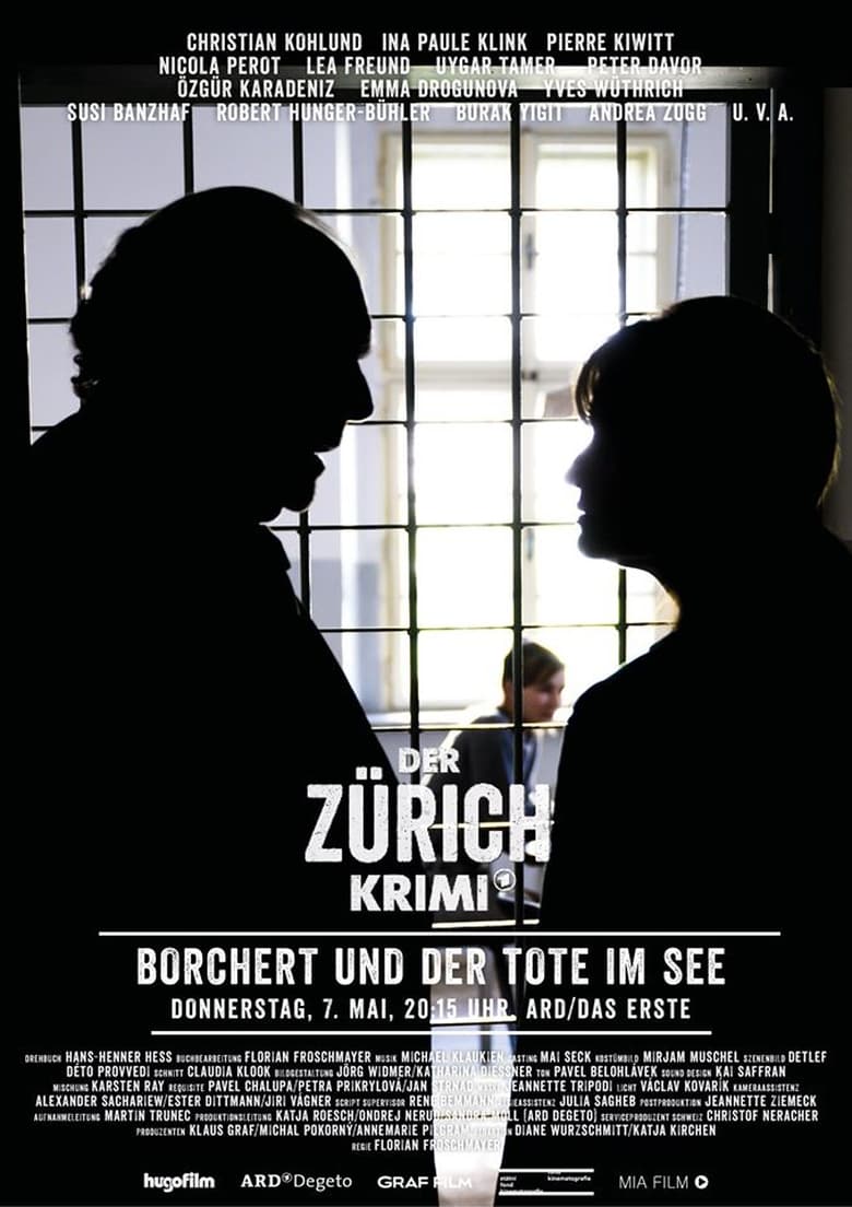 Poster of Money. Murder. Zurich.: Borchert and the dead in the lake