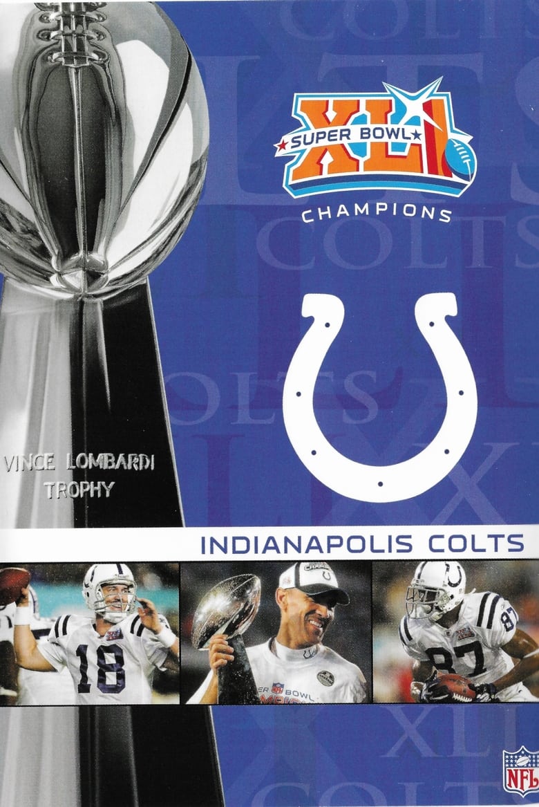 Poster of NFL Super Bowl XLI - Indianapolis Colts Championship