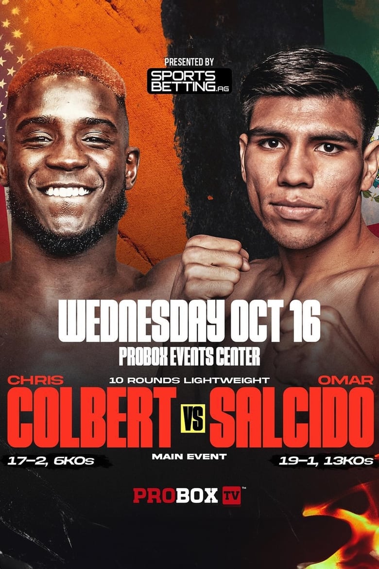 Poster of Chris Colbert vs. Omar Salcido