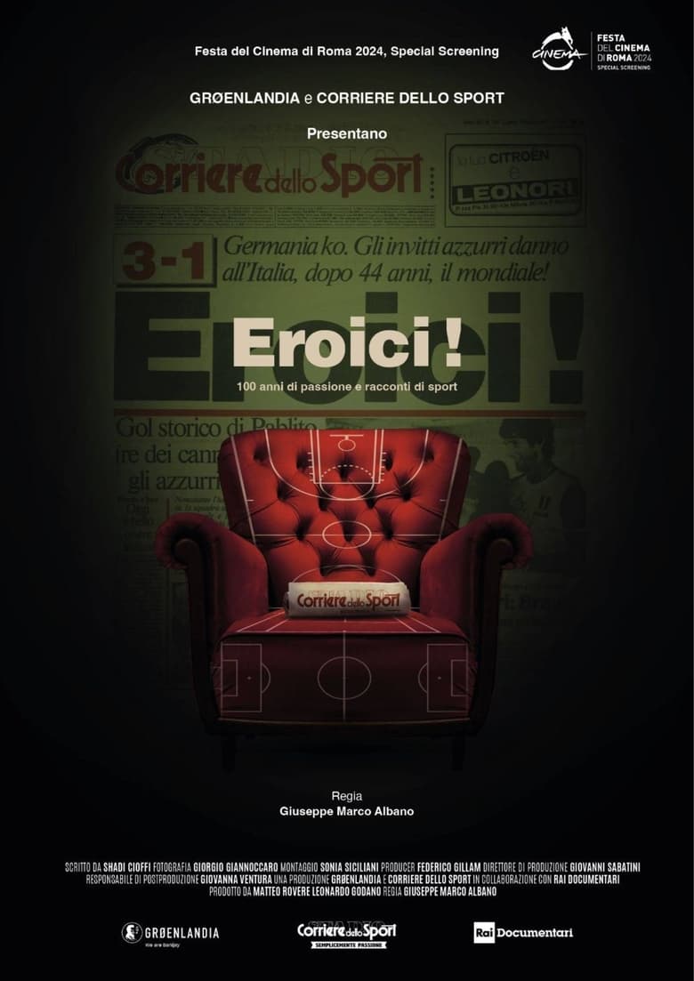 Poster of Eroici! 100 anni di passione e racconti di sport