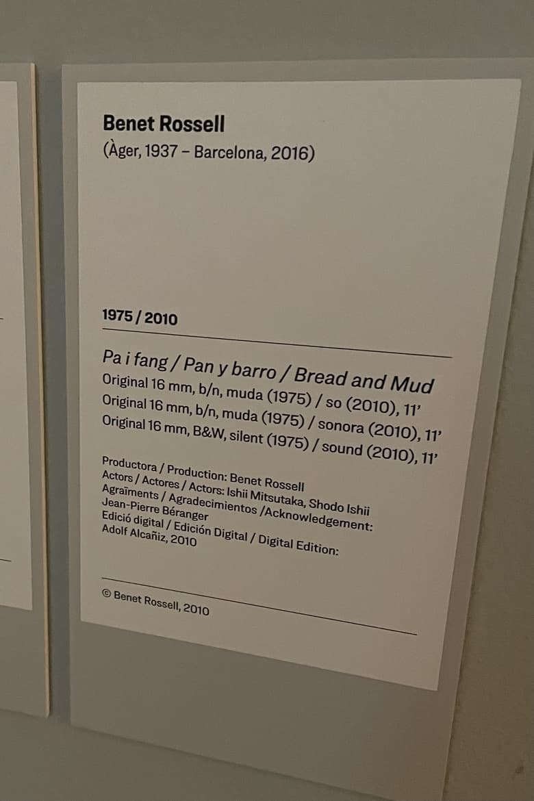 Poster of Bread and Mud