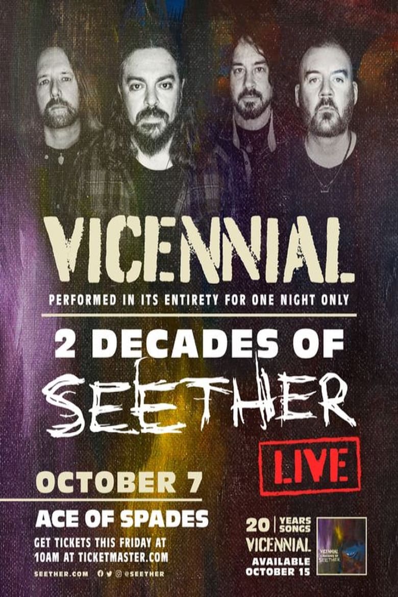 Poster of Seether | Vicennial Live Stream