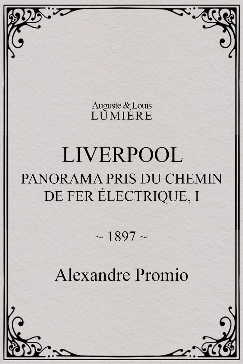 Poster of Liverpool, panorama pris du chemin de fer électrique, I