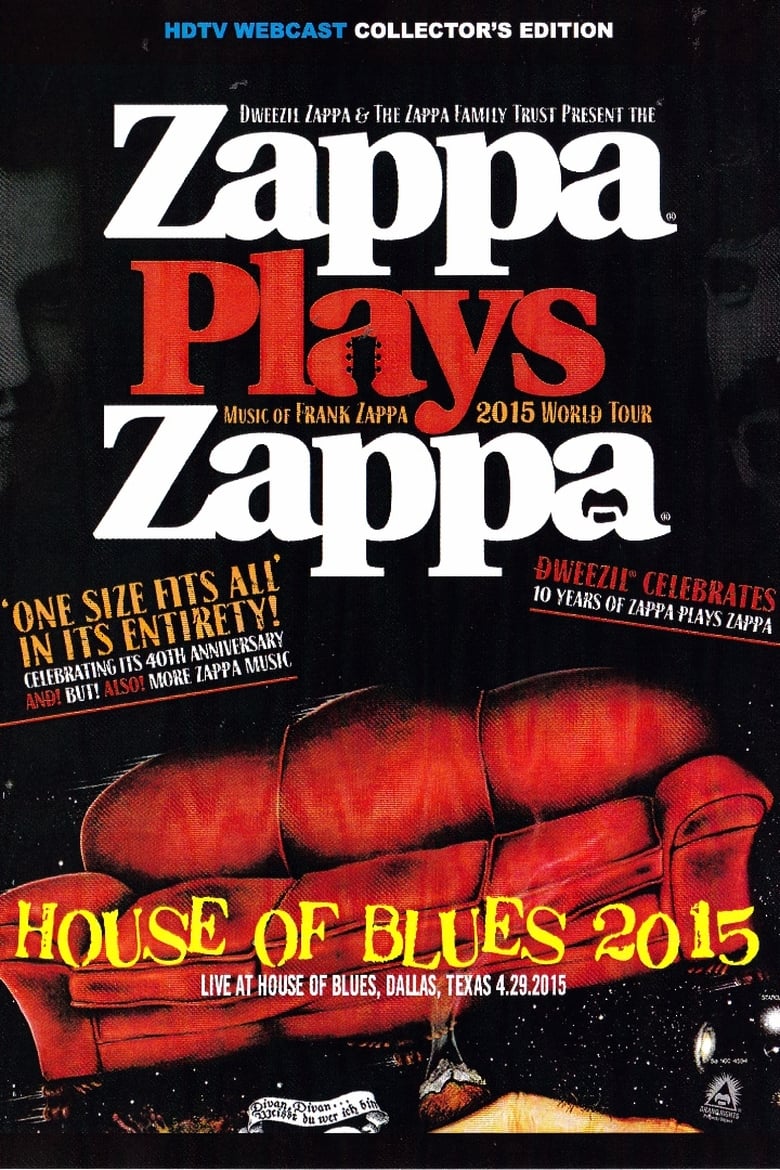 Poster of Zappa Plays Zappa - House Of Blues 2015