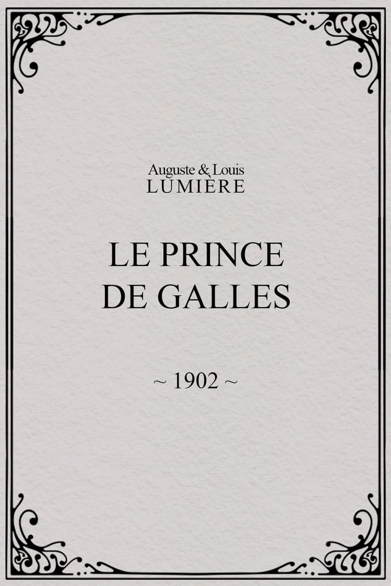 Poster of Le prince de Galles