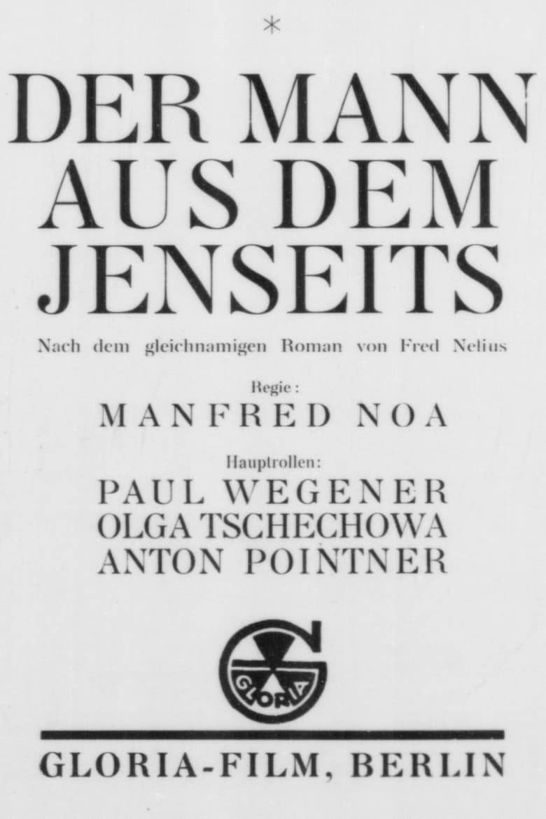 Poster of Der Mann aus dem Jenseits