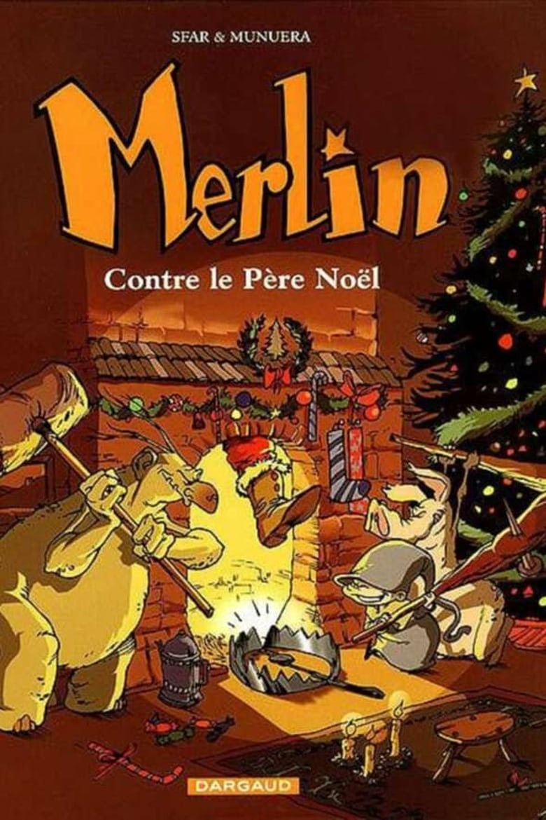 Poster of Merlin against Santa Claus