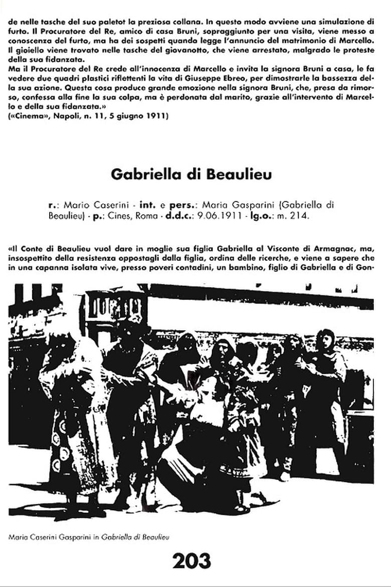 Poster of Gabriella di Beaulieu