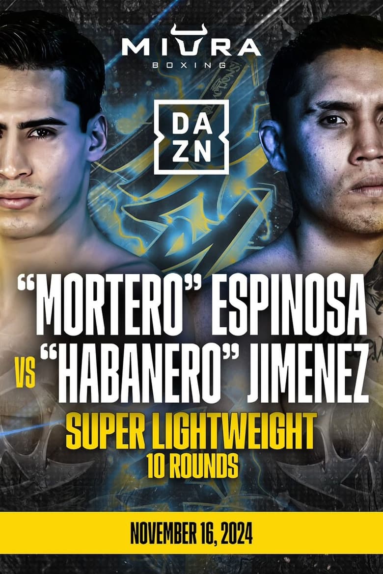 Poster of Jimerr Espinosa vs. Rogelio Jimenez