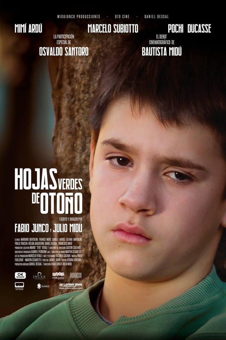 Poster of Hojas verdes de otoño