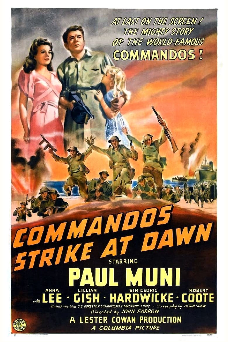 Poster of Commandos Strike at Dawn