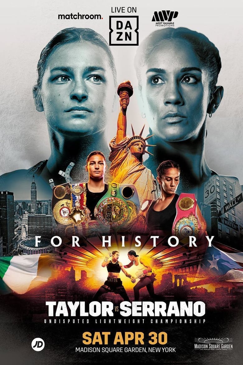 Poster of Katie Taylor vs. Amanda Serrano