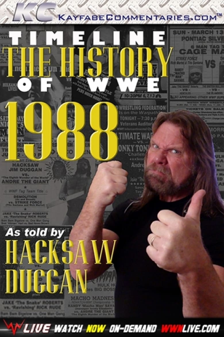 Poster of Timeline: The History of WWE – 1988 – As Told By Hacksaw Duggan