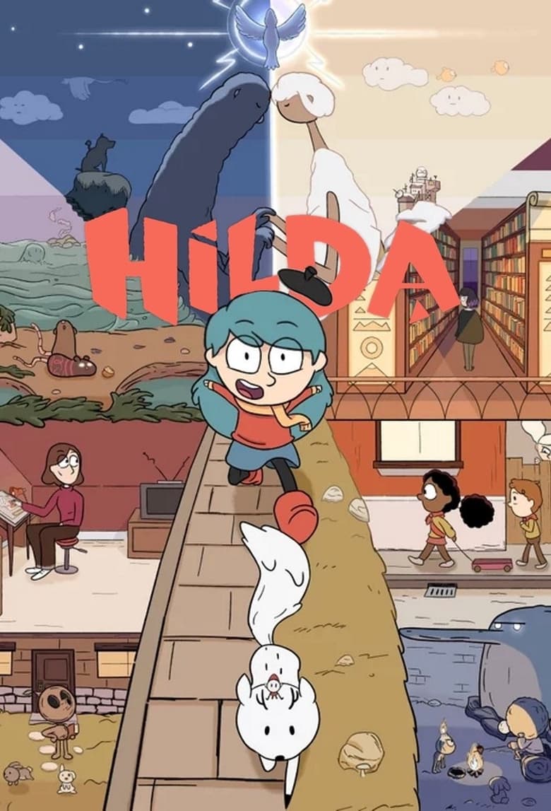 Poster of Cast and Crew in Hilda - Season 1 - Episode 13 - Chapter 13: The Black Hound