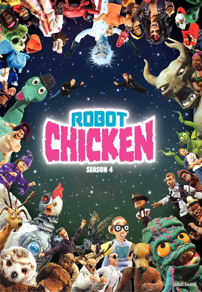 Poster of Cast and Crew in Robot Chicken - Season 4 - Episode 14 - President Hu Forbids It