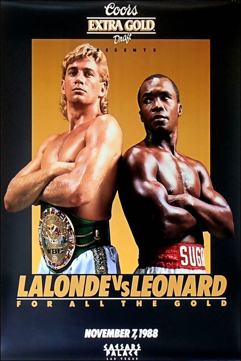 Poster of Sugar Ray Leonard vs. Donny Lalonde