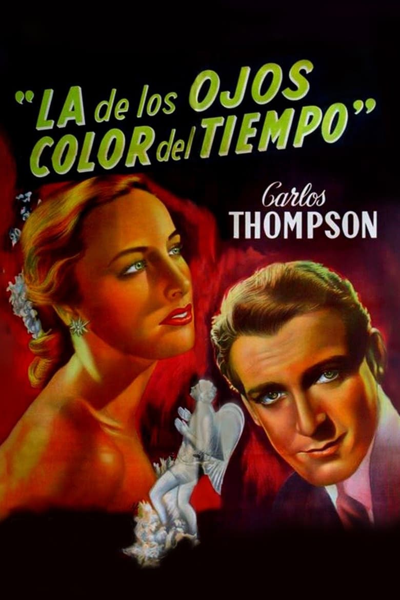 Poster of La de los ojos color del tiempo