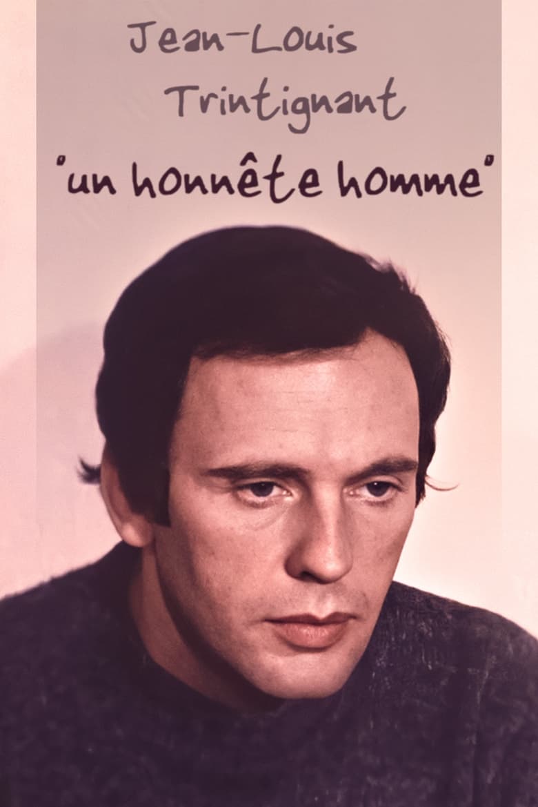 Poster of Jean-Louis Trintignant, "an honest man"