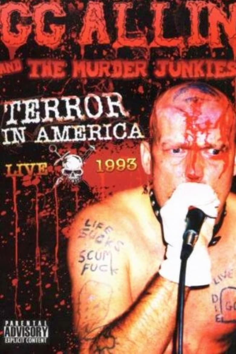 Poster of GG Allin & The Murder Junkies: Terror In America Live 1993