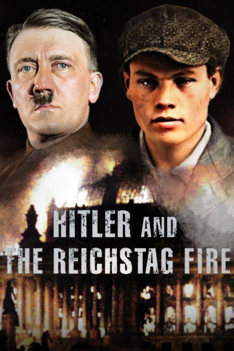 Poster of Hitler and the Reichstag Fire