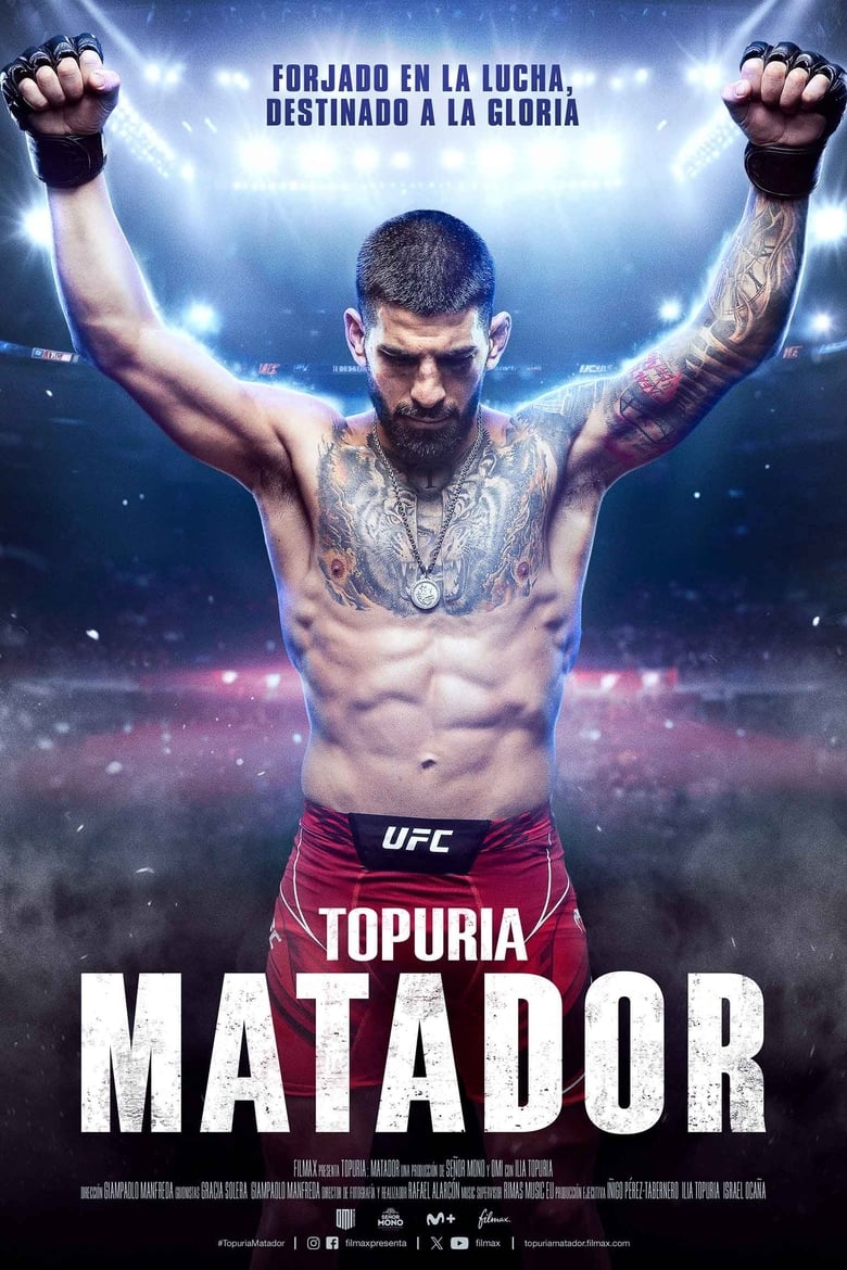 Poster of Topuria. Matador