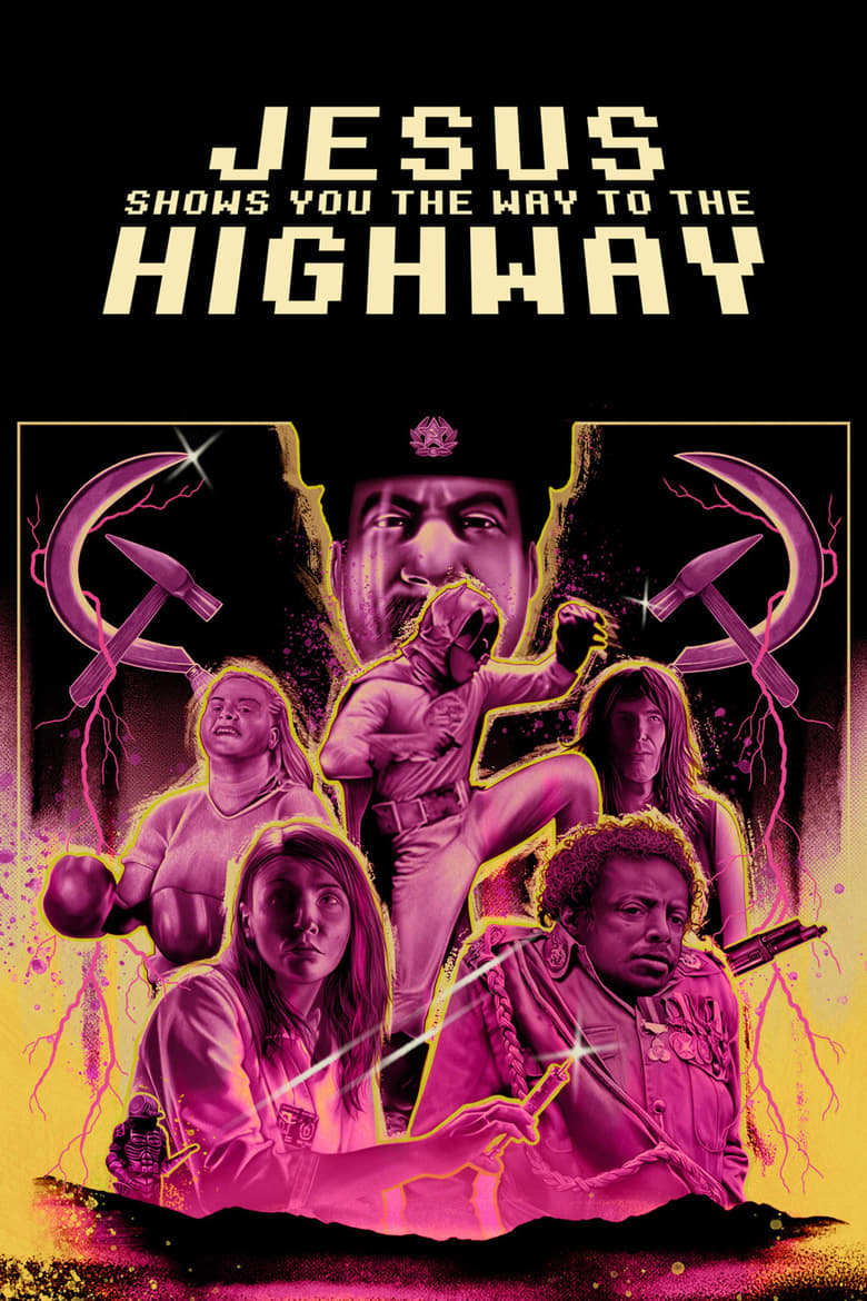 Poster of Jesus Shows You the Way to the Highway