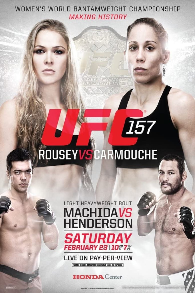 Poster of UFC 157: Rousey vs. Carmouche