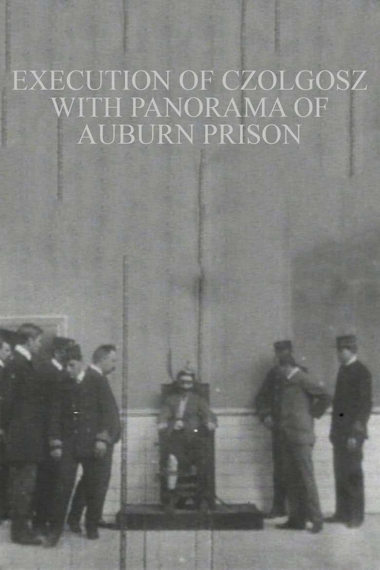 Poster of Execution of Czolgosz with Panorama of Auburn Prison