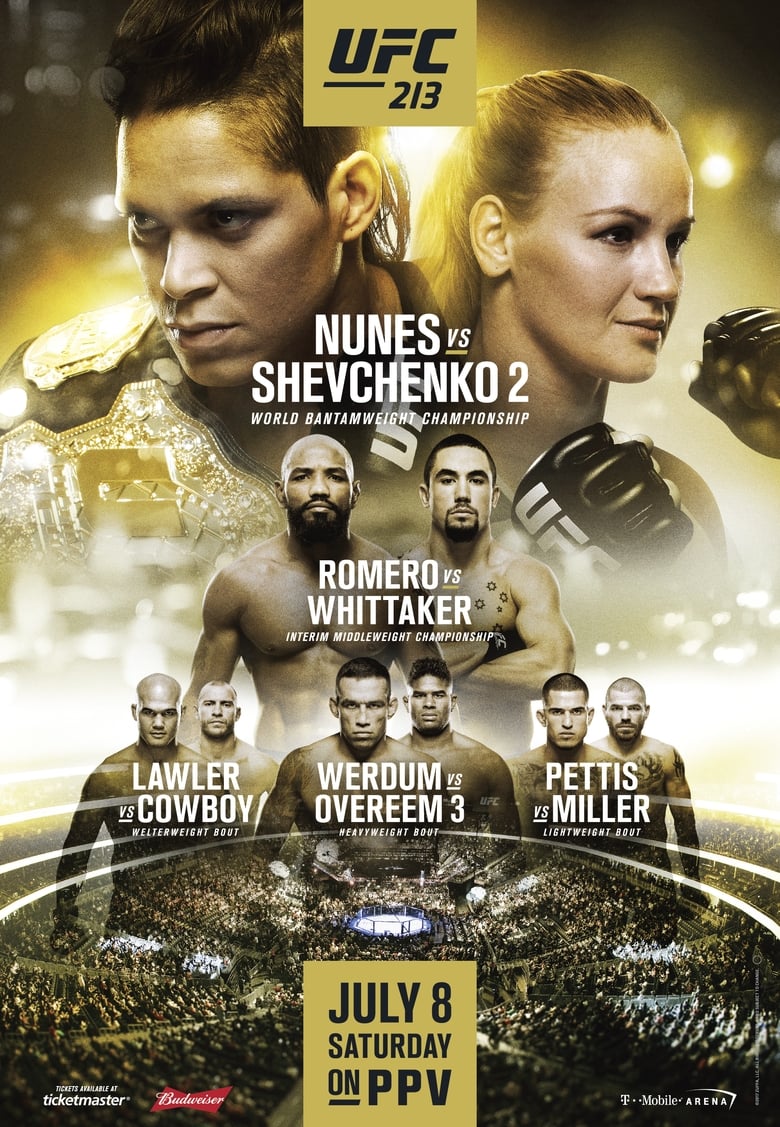 Poster of UFC 213: Romero vs. Whittaker