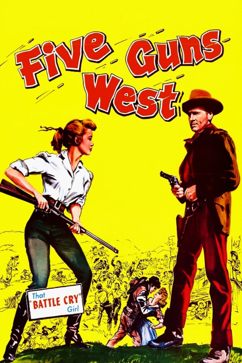 Poster of Five Guns West