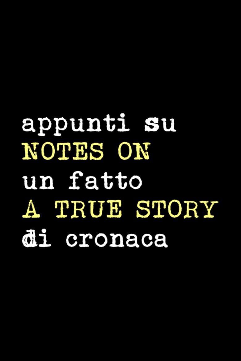 Poster of Notes on a True Story